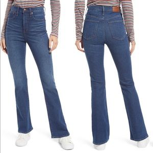 Madewell high waist skinny flair jeans